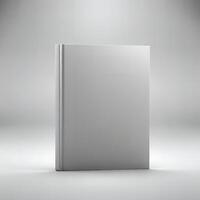 Empty surface book cover mockup photo