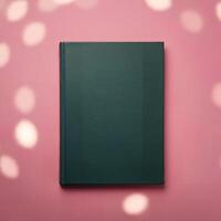 Basic blank book cover mockup layout photo