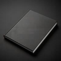 Template for plain book cover mockup photo