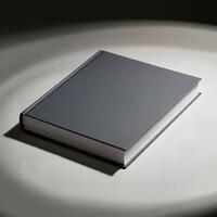 Empty design book cover mockup photo