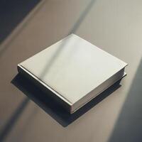 Book cover mockup template, blank edition photo