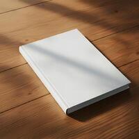 Book cover mockup template without text photo