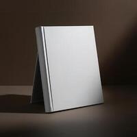 Clean book cover mockup layout photo