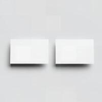 Business card design simulation photo