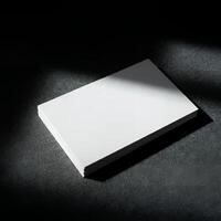 Business card format mockup photo