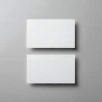 Prototype for business card design photo