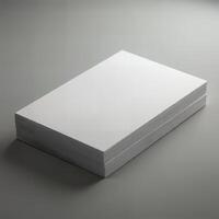 Design simulation for business card photo