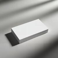 Business card layout prototype photo