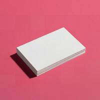 Concept layout for business card photo