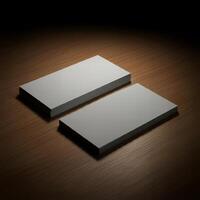 Business card format design preview photo