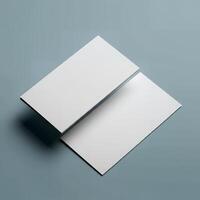 Design presentation for business cards photo