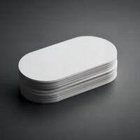 Business card presentation mockup photo