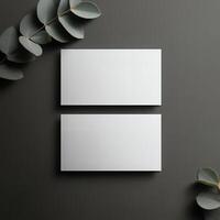 Business card design concept preview photo