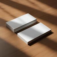 Prototype for professional business card photo