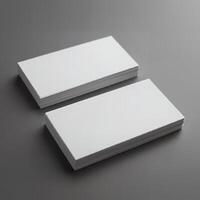 Business card design display model photo