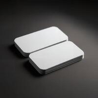 Digital mockup for business card photo