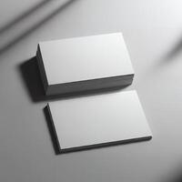 Business card design model preview photo