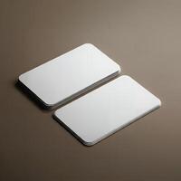 Business card draft design photo