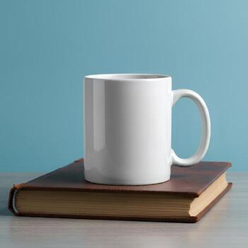 Plain mug mockup for inserting your personalized design photo