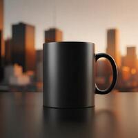 Coffee mug template to feature your custom artwork photo