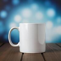 Customizable blank mug template for adding your design photo