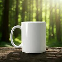 Coffee mug mockup ready to display your creative vision photo