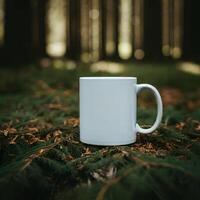 Plain coffee mug mockup to add your personalized branding photo