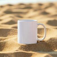 Empty mug mockup perfect for adding your custom touch photo