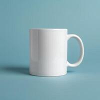 Custom artwork-ready blank coffee mug mockup photo