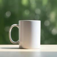 Coffee mug mockup for showcasing your unique designs photo