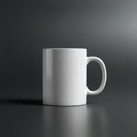 Custom design-ready blank coffee mug mockup photo