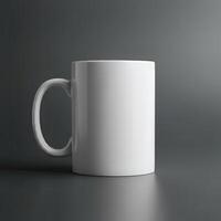 Customizable coffee mug mockup for your designs photo