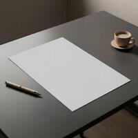 Perfect flyer mockup for adding your artwork photo