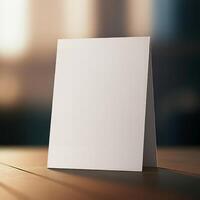 Customizable flyer mockup, ready for your design photo