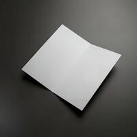Blank flyer template for easy design integration photo