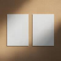 Create your design with this blank flyer mockup photo