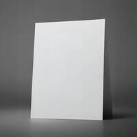 Insert your design on this blank flyer template photo