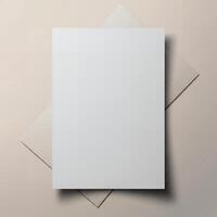 Blank flyer template, perfect for your design photo