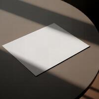 Editable flyer mockup for your design photo