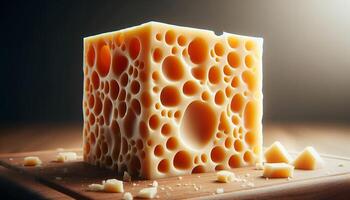 Cheese embodying smooth and creamy texture photo