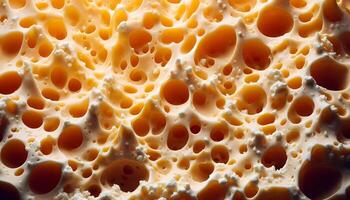Smooth texture that defines this cheese photo
