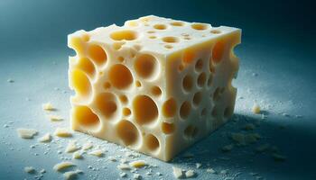 Cheese with a perfectly silky smooth texture photo
