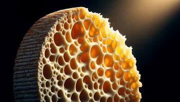 Smooth texture that enriches the cheese photo