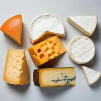 Cheese designed with smooth texture in mind photo
