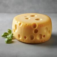 Cheese crafted with a rich, smooth texture photo