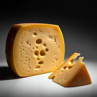 Cheese infused with a velvety smooth texture photo