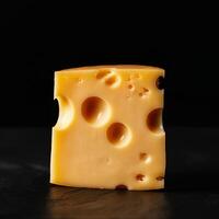 Smoothness in the texture of cheese photo