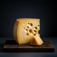 Cheese exuding a smooth texture photo