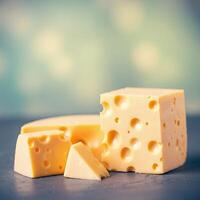 Cheese possessing smooth texture photo