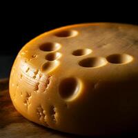 Cheese enriched with smooth texture photo